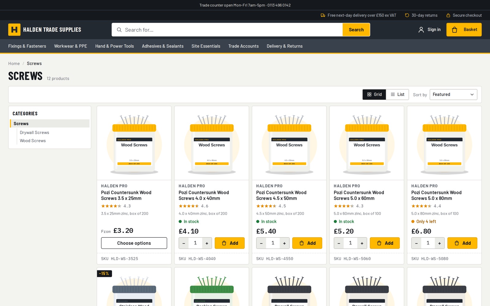 Halden trade catalogue demo