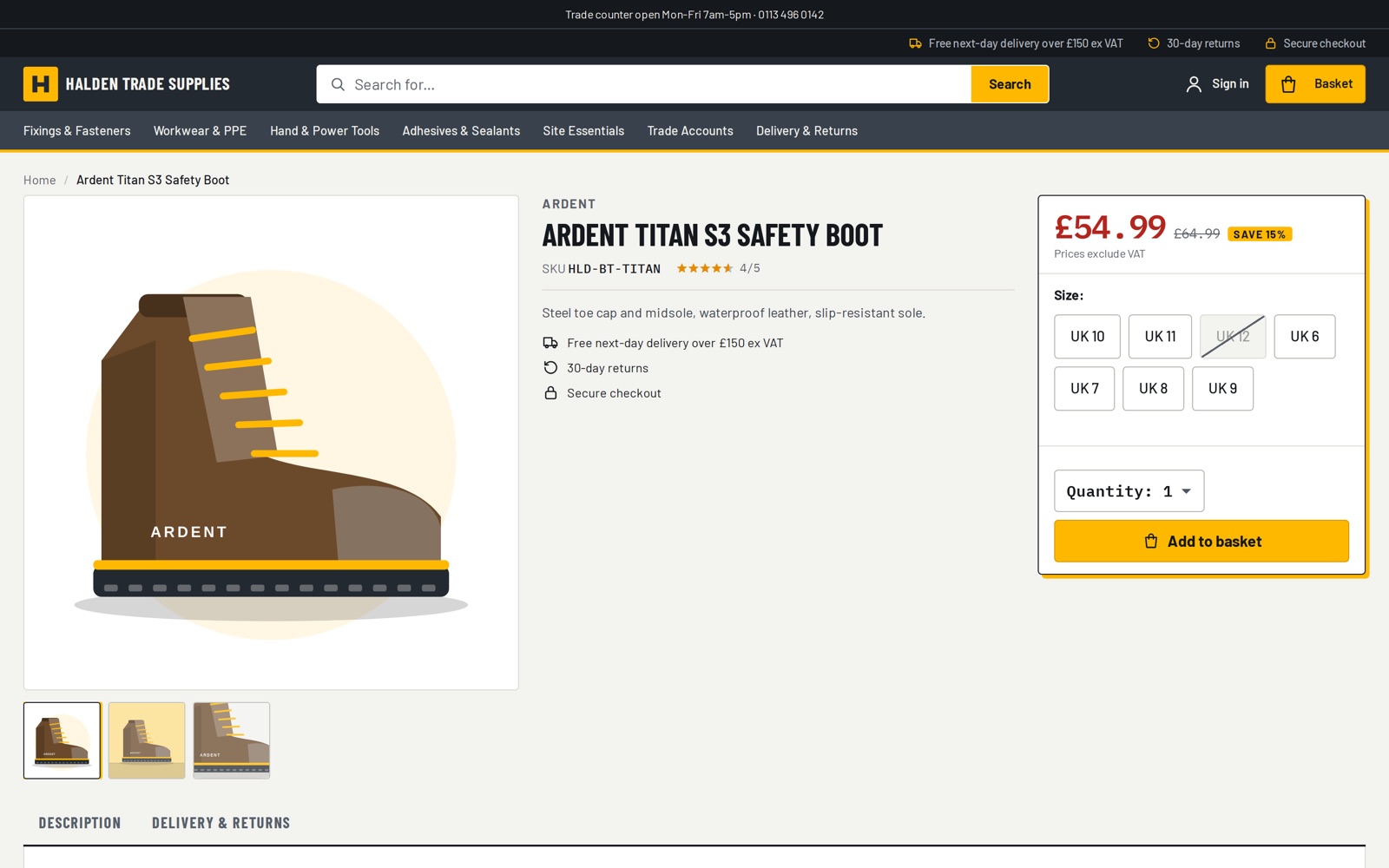 Depot theme demo shop