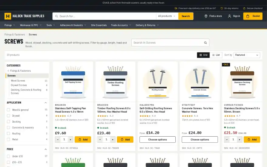 Halden trade catalogue demo