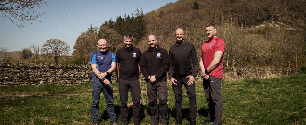 PDMRO team members visiting INOV8 headquarters in the Lake District